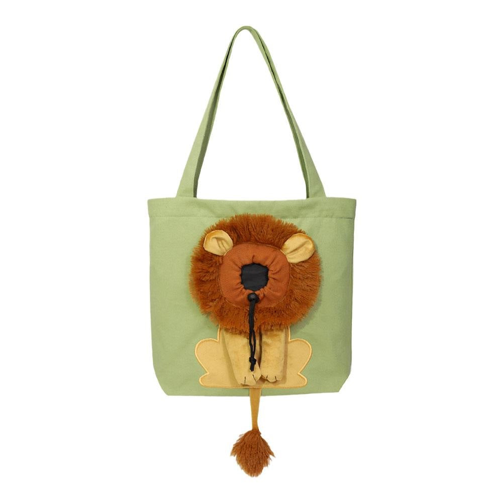 Lion Shaped Pet Shoulder Bag Lion Shaped Pet Shoulder Bag Furvenzy D