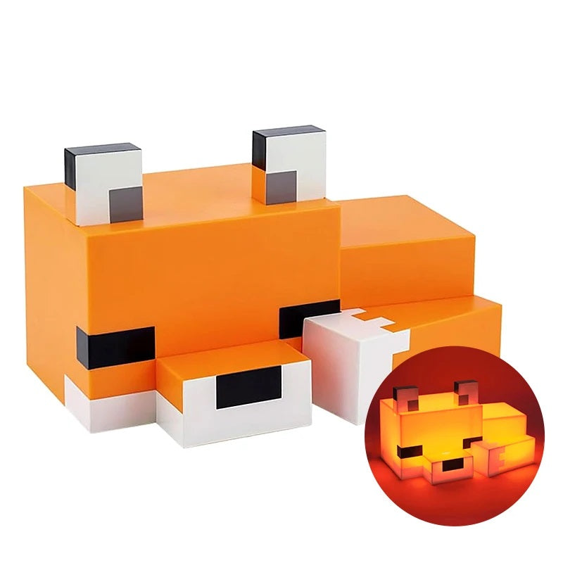 Minecraft Fox Shape Night Light Ornament Minecraft Fox Shape Night Light Ornament Furvenzy