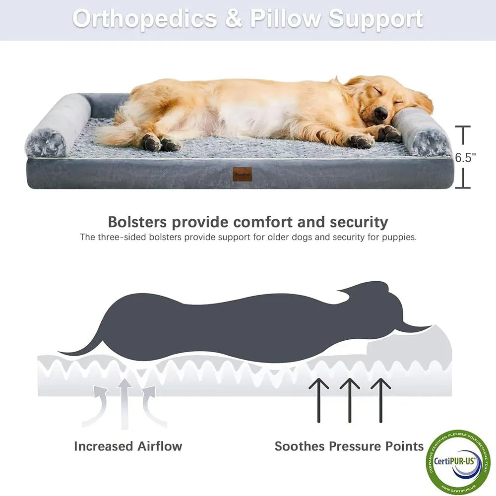 Tear-Resistant Luxury Waterproof Dog Bed Tear-Resistant Luxury Waterproof Dog Bed
