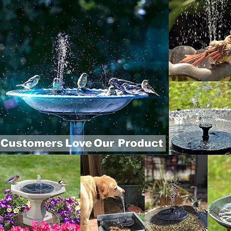Mini Solar Water Fountain Mini Solar Water Fountain Furvenzy