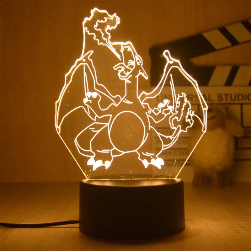 Pokemon Pikachu LED 3D Night Light Pokemon Pikachu LED 3D Night Light Furvenzy