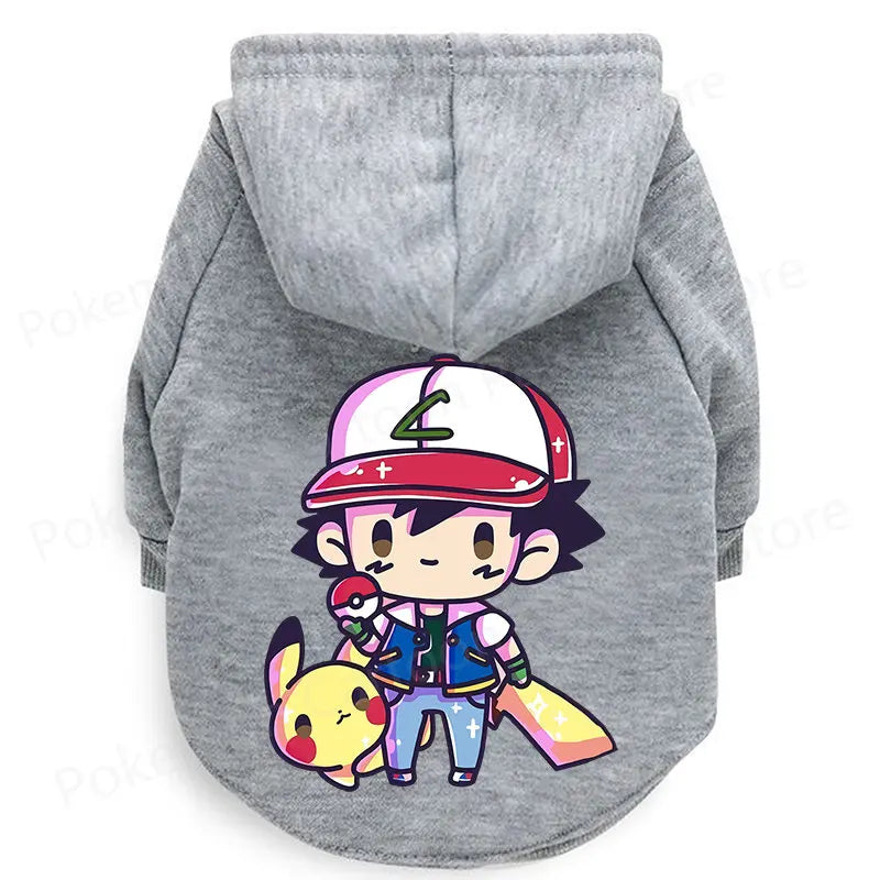 Pokemon Pikachu Dog Hoodies Pokemon Pikachu Dog Hoodies Furvenzy DGG679 S