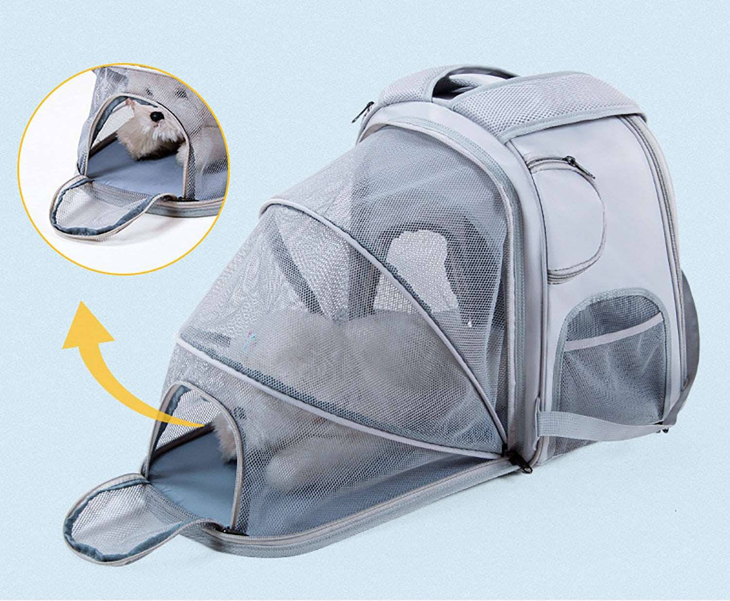 Carrier Mesh Backpack Bag for Small Dog & Cats Carrier Mesh Backpack Bag for Small Dog & Cats Furvenzy