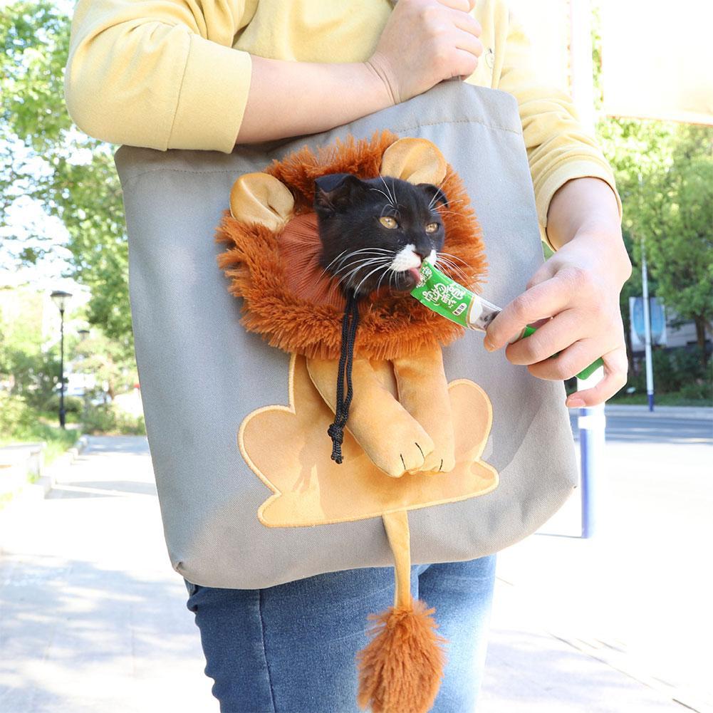 Lion Shaped Pet Shoulder Bag Lion Shaped Pet Shoulder Bag Furvenzy