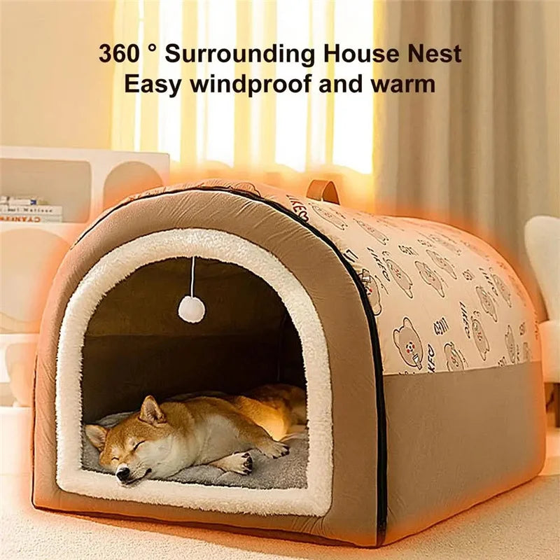 Foldable Dog Cave Bed Foldable Dog Cave Bed Furvenzy