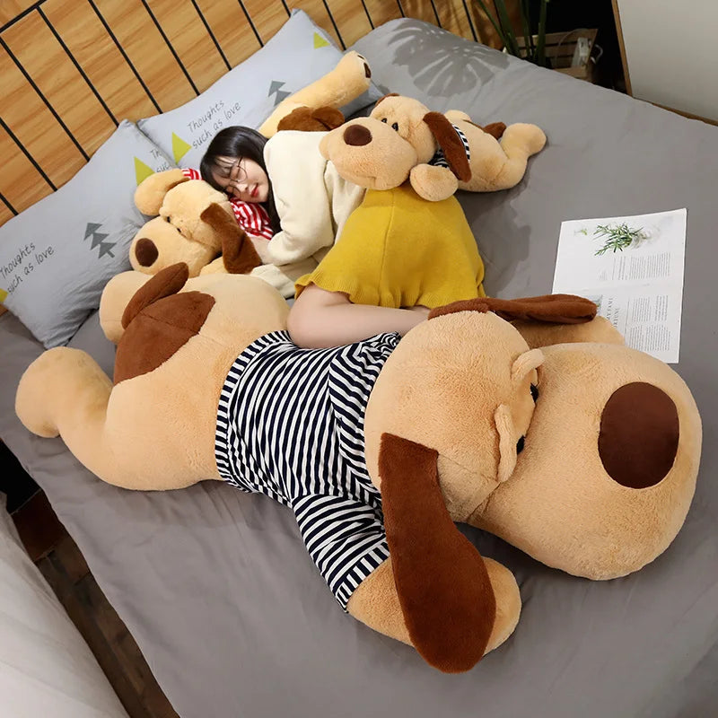 Giant Plush Sleeping Dog Giant Plush Sleeping Dog Furvenzy