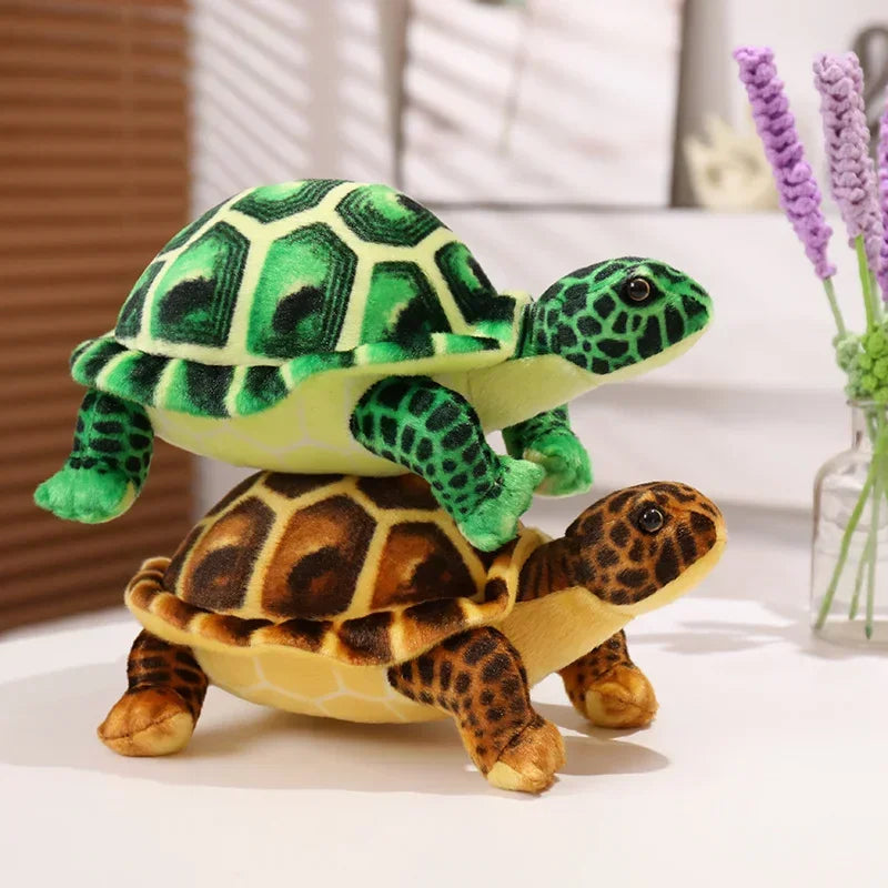 Realistic Tortoise Turtle Stuffed Toy Realistic Tortoise Turtle Stuffed Toy Furvenzy