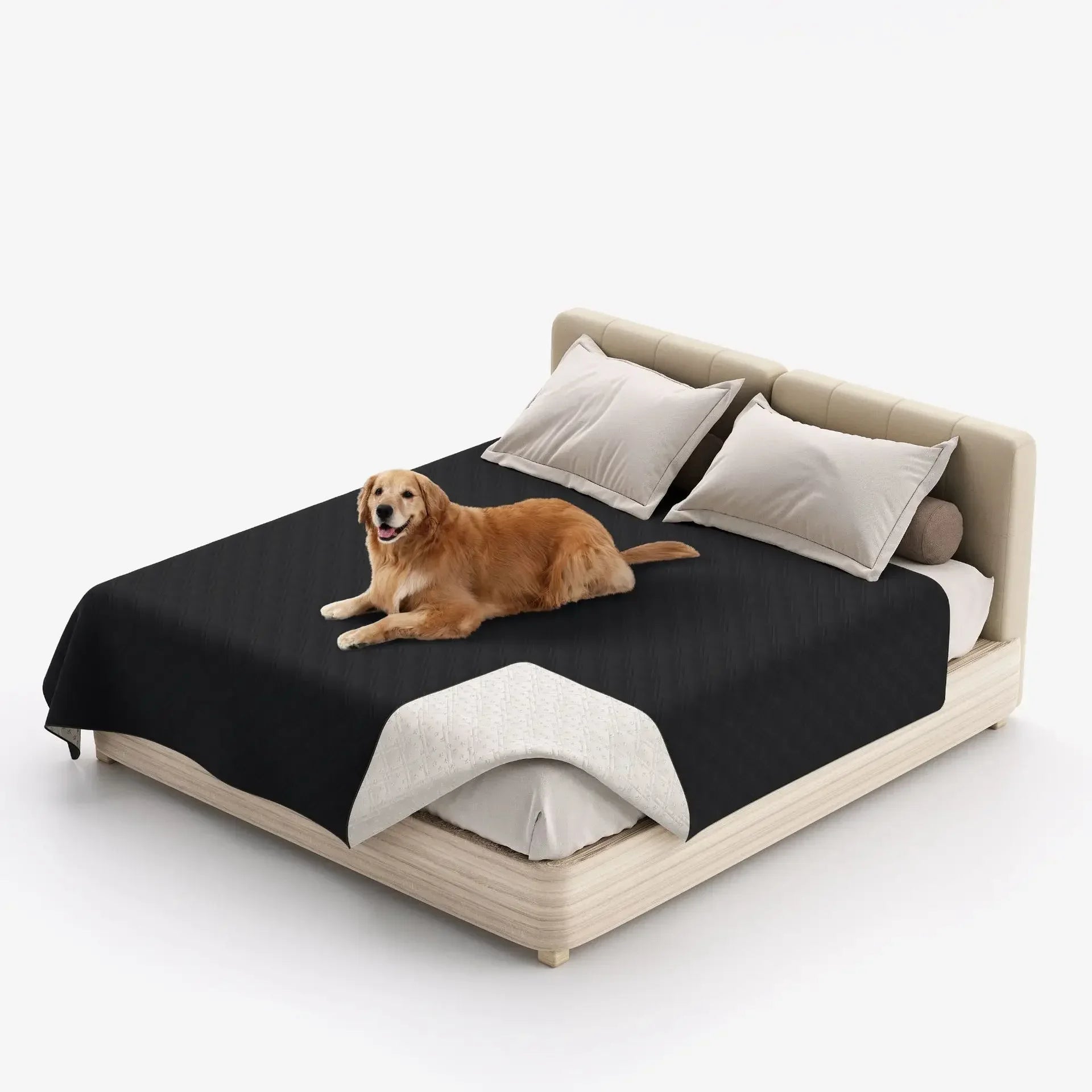 Pet Sofa Protective Mat Bed Sheet Cover Pet Sofa Protective Mat Bed Sheet Cover Furvenzy Black 75x180cm(S)