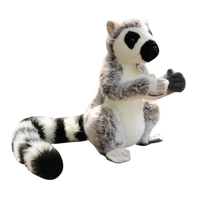 Realistic Lemur Plush Animal Toy Realistic Lemur Plush Animal Toy Furvenzy