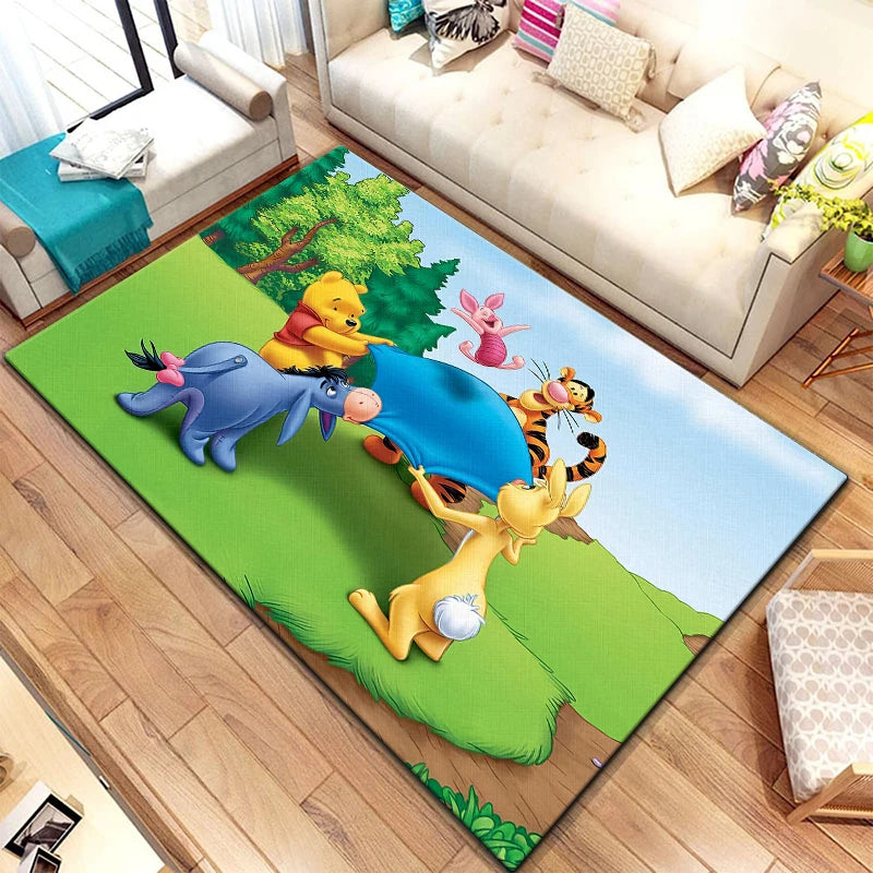 Winnie Pooh Area Carpet for Living Room & Bedroom Winnie Pooh Area Carpet for Living Room & Bedroom Furvenzy
