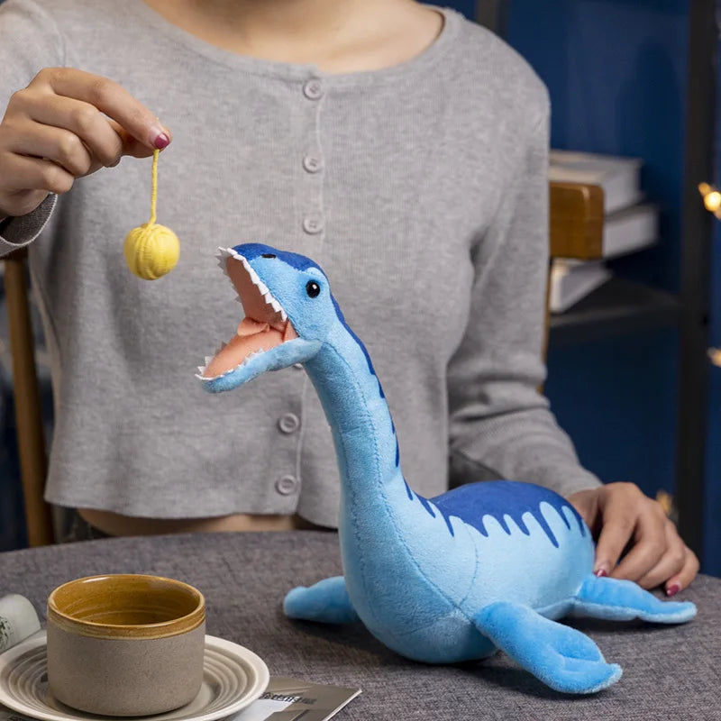Realistic Plesiosaurus Marine Reptile Plush Toy Realistic Plesiosaurus Marine Reptile Plush Toy Furvenzy