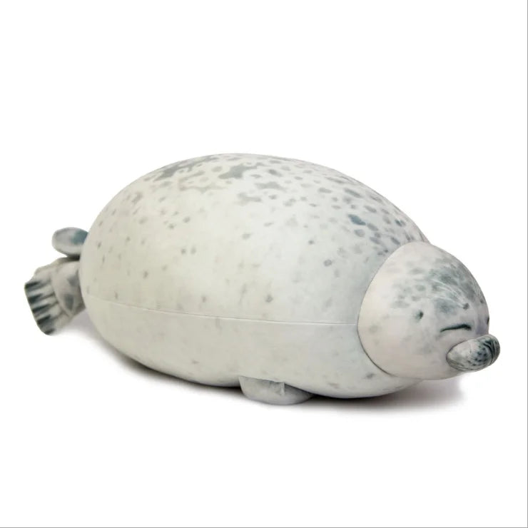 Realistic Seal Plush Toy Stuffed Animal Pillow Realistic Seal Plush Toy Stuffed Animal Pillow Furvenzy Squints Eyes 20cm