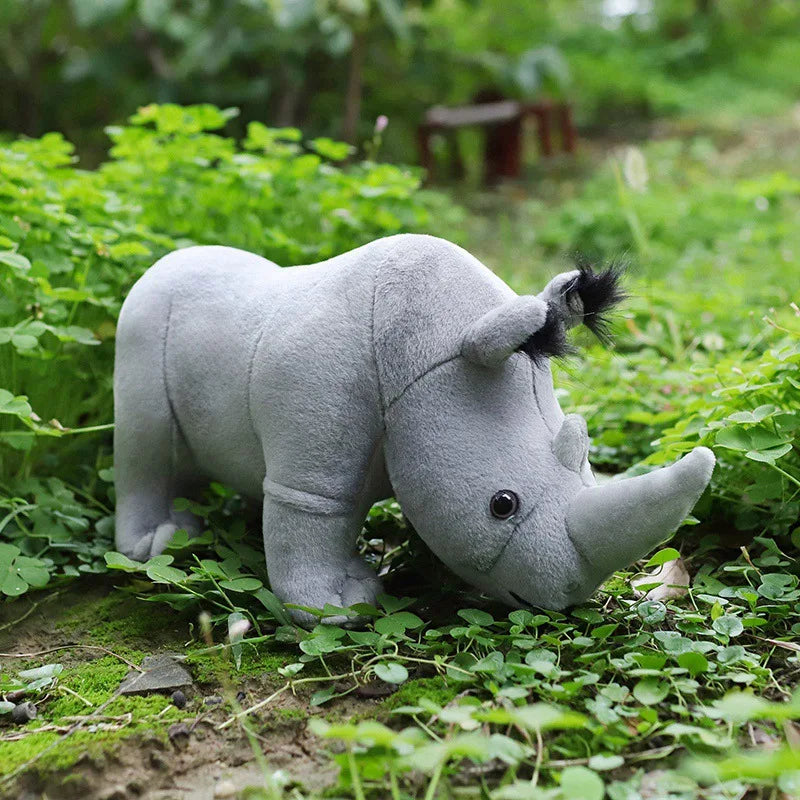 Realistic Rhinoceros Plush Toy Realistic Rhinoceros Plush Toy Furvenzy