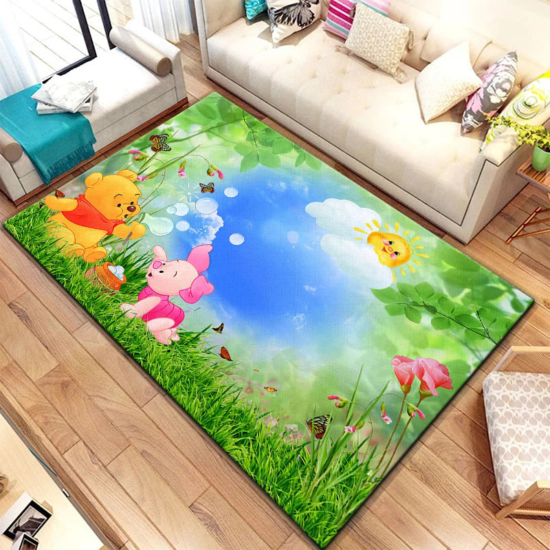 Winnie Pooh Area Carpet for Living Room & Bedroom Winnie Pooh Area Carpet for Living Room & Bedroom Furvenzy