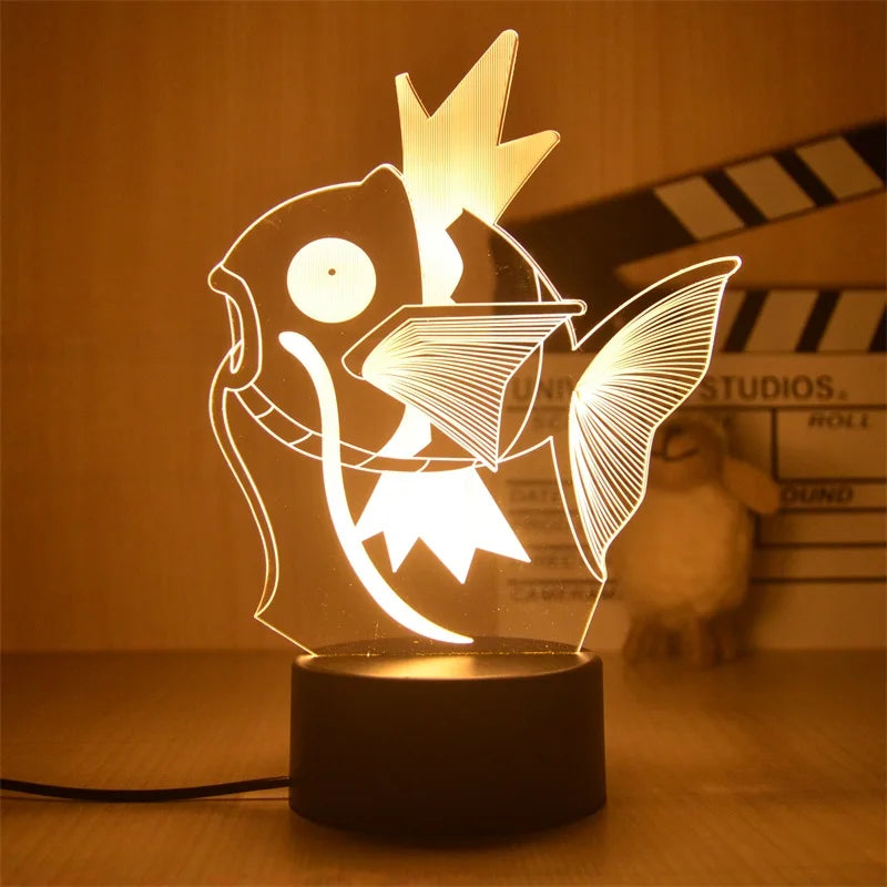 Pokemon Pikachu LED 3D Night Light Pokemon Pikachu LED 3D Night Light Furvenzy PK-022