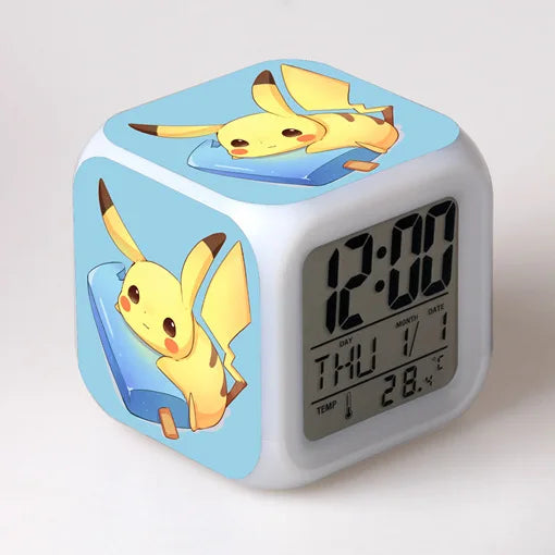 Pokemon Pikachu LED Alarms Clock Pokemon Pikachu LED Alarms Clock - Furvenzy