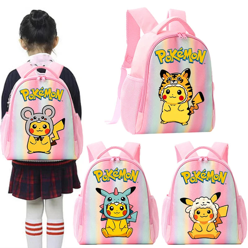 Pokemon Rainbow Backpack – Colorful Cartoon School Daypack Pokemon Rainbow Backpack – Colorful Cartoon School Daypack