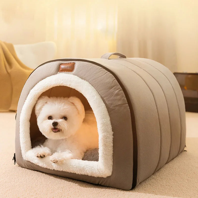 Foldable Dog Cave Bed Foldable Dog Cave Bed Furvenzy