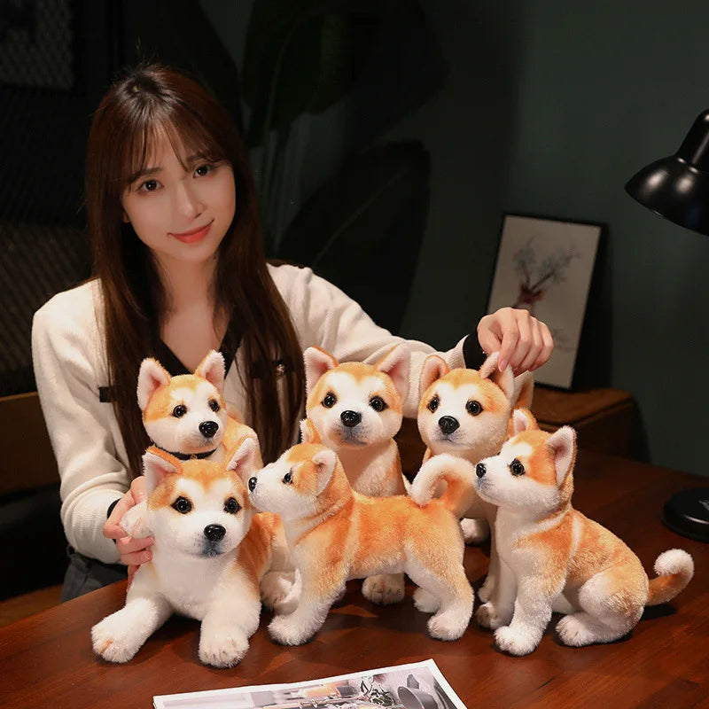 Realistic Akita Dog Plush Stuffed Toy Realistic Akita Dog Plush Stuffed Toy