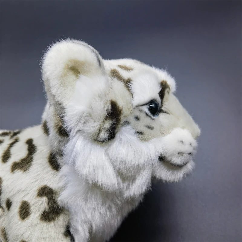 Realistic Snow Leopard Plush Stuffed Toy Realistic Snow Leopard Plush Stuffed Toy Furvenzy