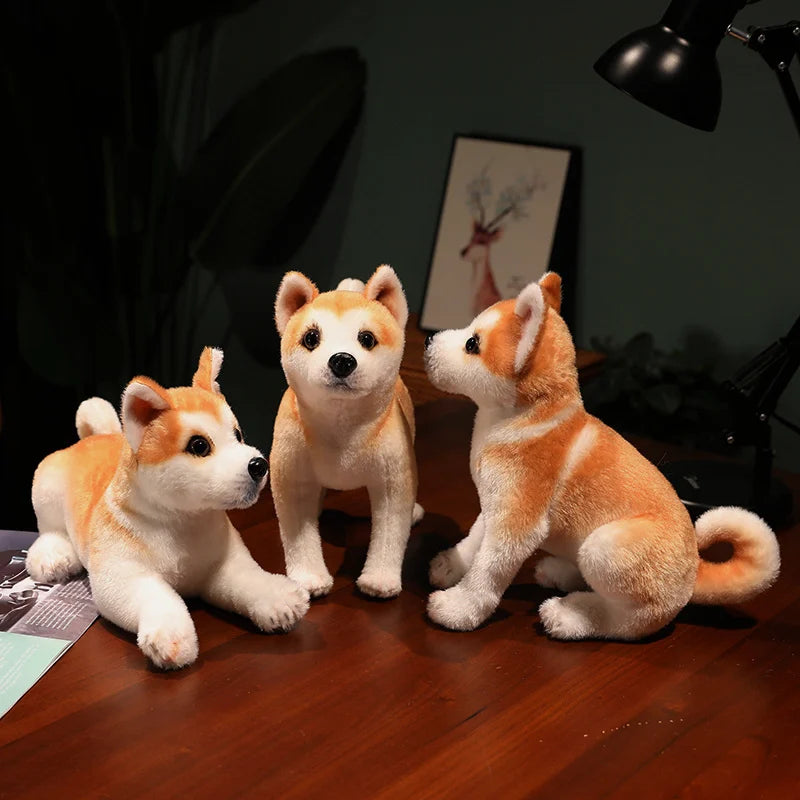 Realistic Akita Dog Plush Stuffed Toy Realistic Akita Dog Plush Stuffed Toy