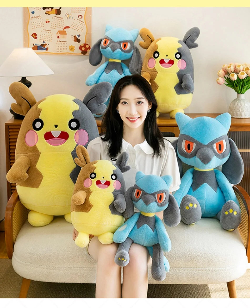 Pokemon Plush Toy – Morpeko, Lucario & Riolu Soft Stuffed Toy Pokemon Plush Toy – Morpeko, Lucario & Riolu Soft Stuffed Toy