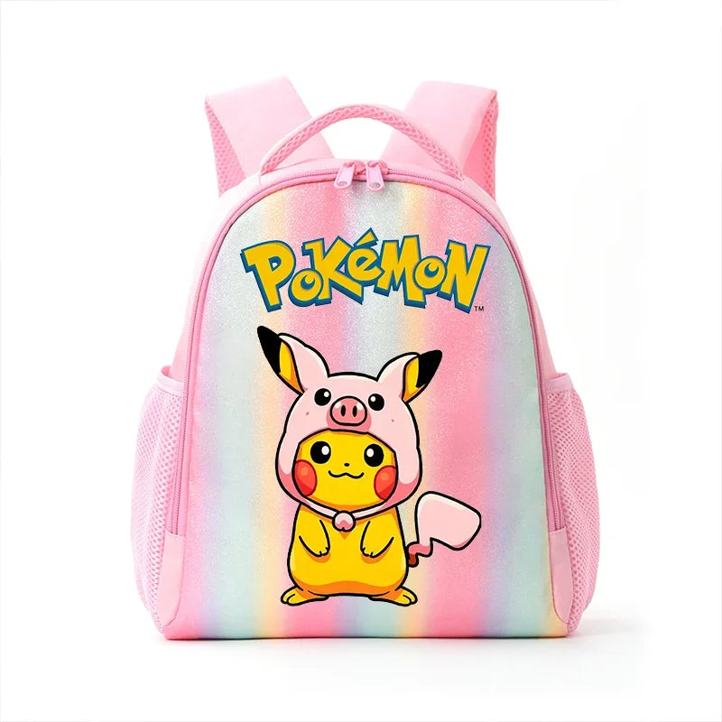 Pokemon Rainbow Backpack – Colorful Cartoon School Daypack Pokemon Rainbow Backpack – Colorful Cartoon School Daypack