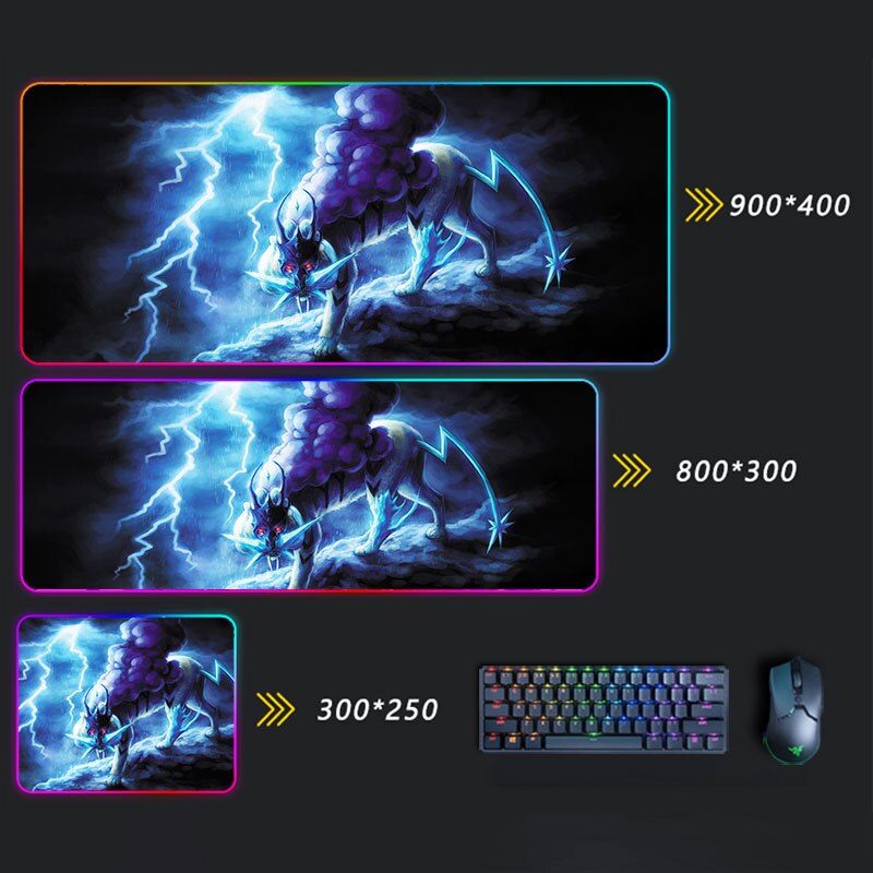 Pokemon Pikachu LED Mousepad Pokemon Pikachu LED Mousepad - Furvenzy