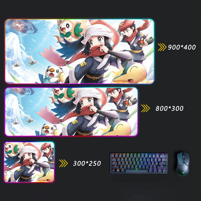 Pokemon Pikachu LED Mousepad Pokemon Pikachu LED Mousepad Furvenzy 30 350x250x30mm