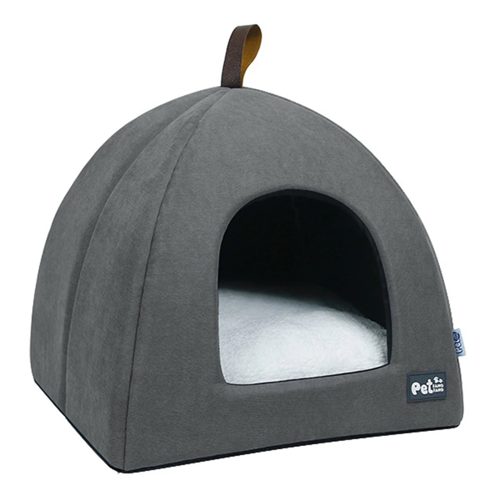 Foldable Cat Dog Bed House with Mat Foldable Cat Dog Bed House with Mat Furvenzy 47x47x45 Cm - 14Kg Pet
