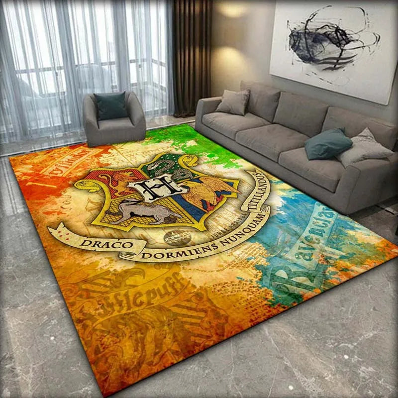 Harry Potter Wizard Bedroom Carpet Rug 1