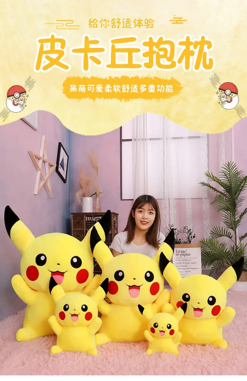 Pokemon Pikachu Plush Toy – Kawaii Soft Stuffed Animal Cushion Pokemon Pikachu Plush Toy – Kawaii Soft Stuffed Animal Cushion