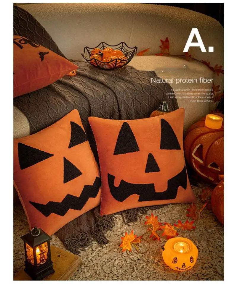 Halloween Cushion Cover Pillowcase Halloween Cushion Cover Pillowcase Furvenzy