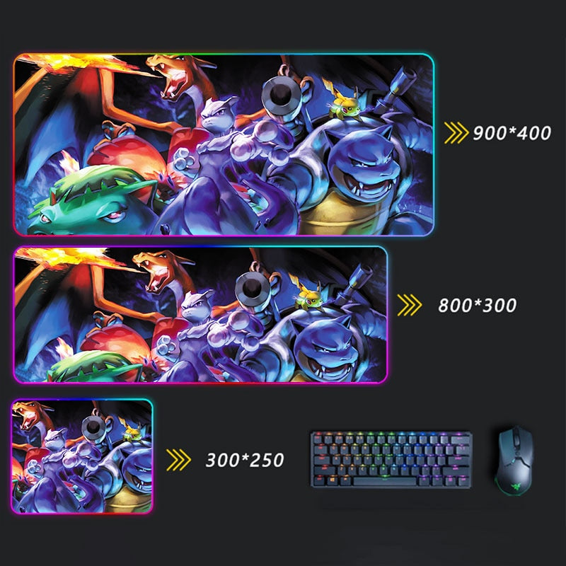 Pokemon Pikachu LED Mousepad Pokemon Pikachu LED Mousepad Furvenzy 27 350x250x30mm