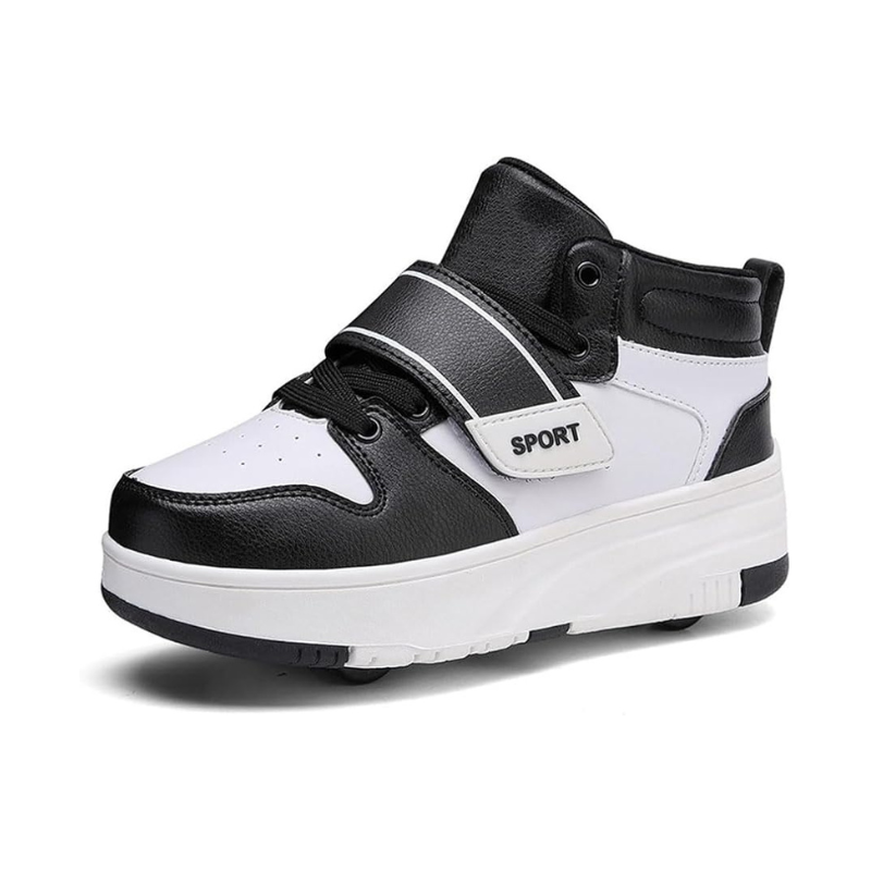 Roller Skate Sneaker Shoes for Kids Roller Skate Sneaker Shoes for Kids Furvenzy Black Men's 1.5 (Ladies 2.5)