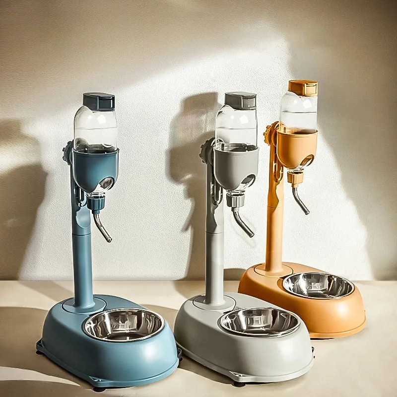 Automatic Pet Water Dispenser & Food Feeder Anti-Tip Automatic Pet Water Dispenser & Food Feeder Anti-Tip