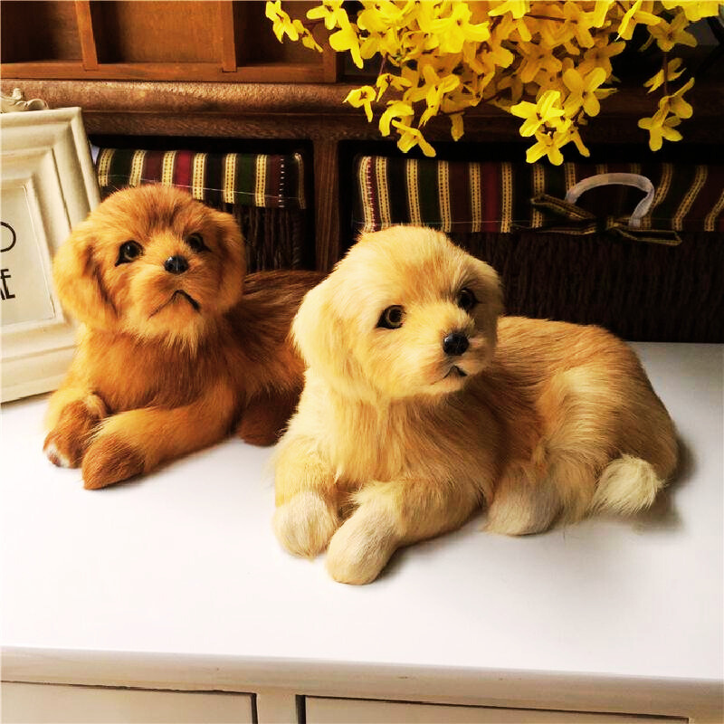Realistic Golden Retriever Dog Plush Stuffed Toy Realistic Golden Retriever Dog Plush Stuffed Toy Furvenzy