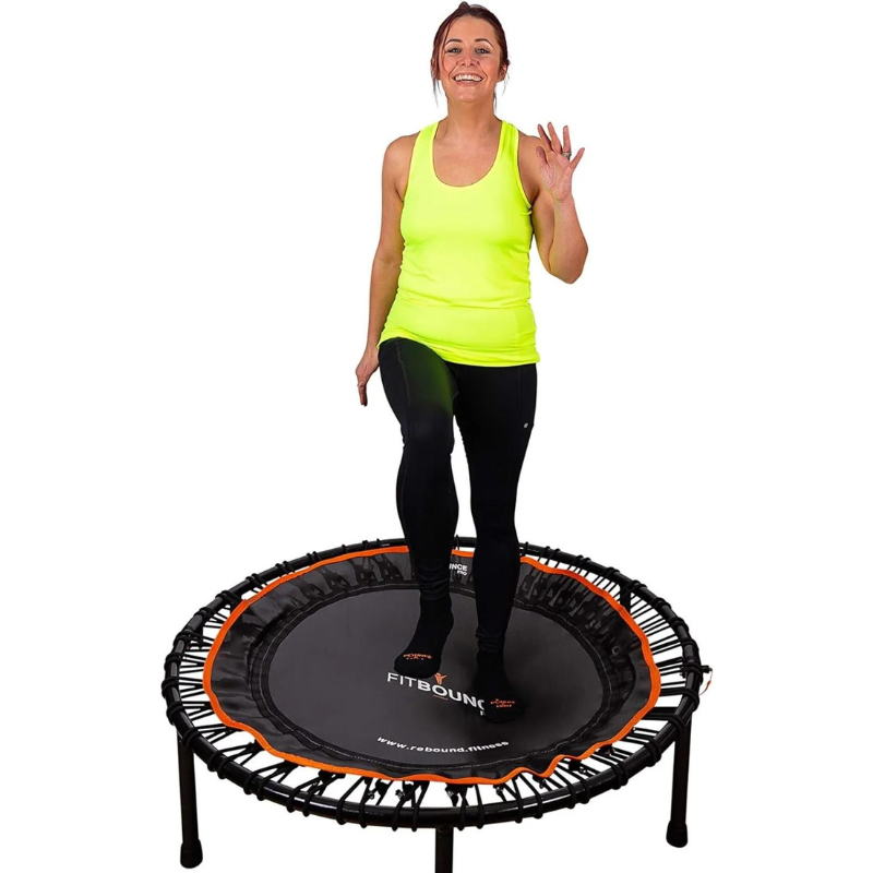 Half Folding Silent Indoor Premium Mini Trampoline Half Folding Silent Indoor Premium Mini Trampoline Furvenzy