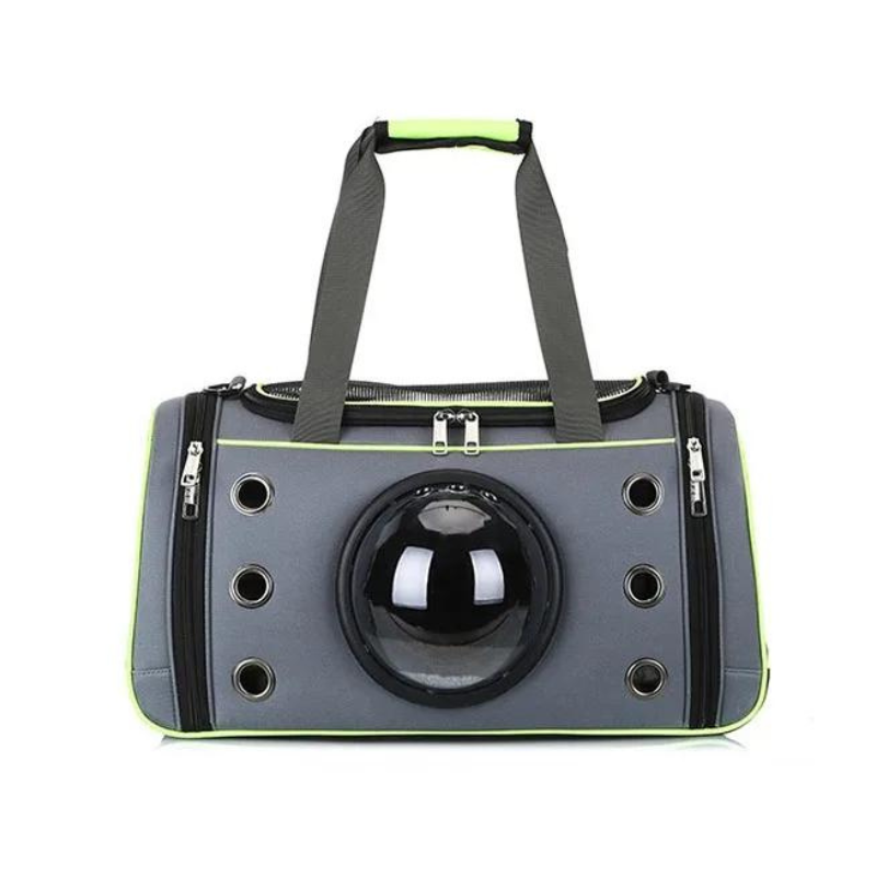 Portable Crossbody Pets Carrier Bag Portable Crossbody Pets Carrier Bag Furvenzy Green 41 x 25 x 24CM