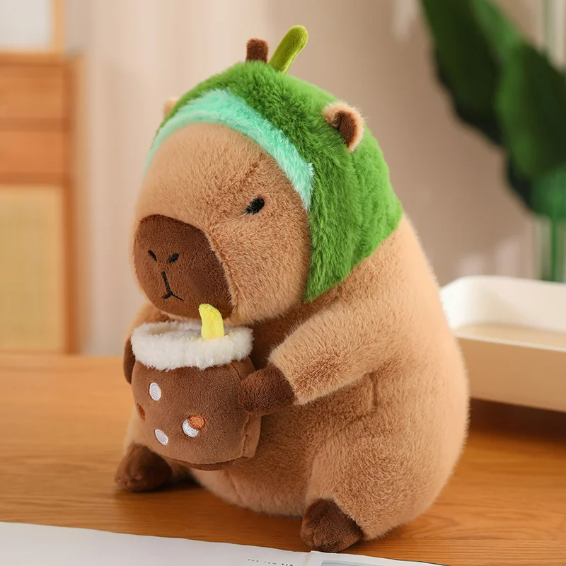Capybara Plush Squishmallow Stuffed Toy Capybara Plush Squishmallow Stuffed Toy Furvenzy 13 23cm