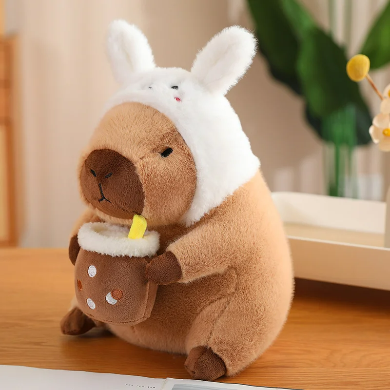 Capybara Plush Squishmallow Stuffed Toy Capybara Plush Squishmallow Stuffed Toy Furvenzy 12 23cm