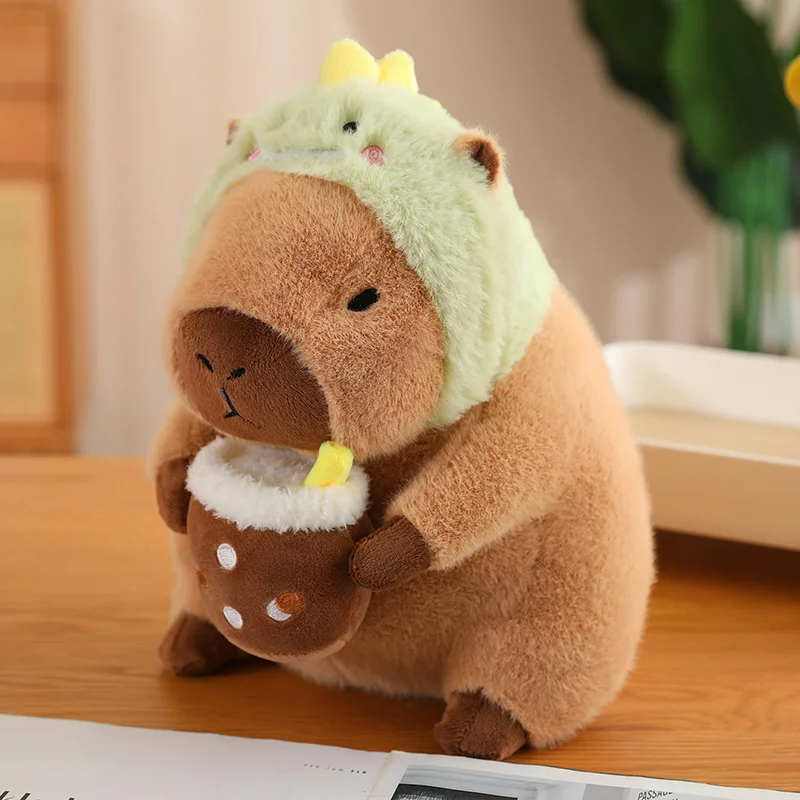 Capybara Plush Squishmallow Stuffed Toy Capybara Plush Squishmallow Stuffed Toy Furvenzy 17 23cm