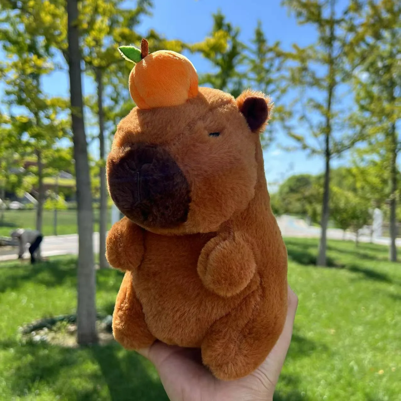 Capybara Plush Squishmallow Stuffed Toy Capybara Plush Squishmallow Stuffed Toy Furvenzy 6 23cm