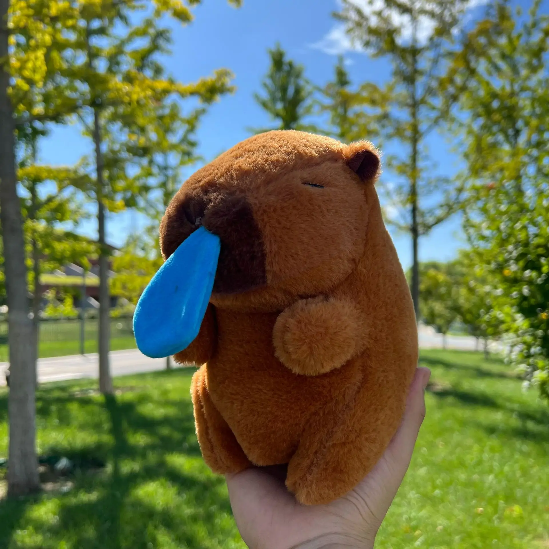 Capybara Plush Squishmallow Stuffed Toy Capybara Plush Squishmallow Stuffed Toy Furvenzy 7 23cm