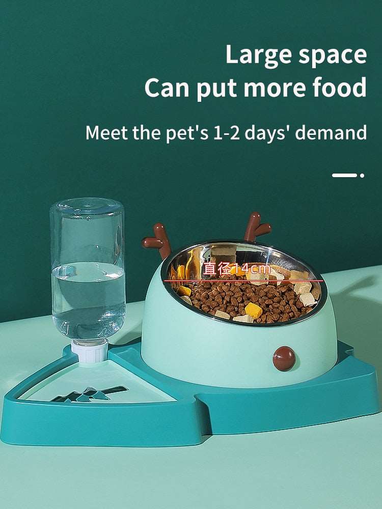Cat & Dog Automatic Feeder - Food & Water Bowl Cat & Dog Automatic Feeder - Food & Water Bowl Furvenzy