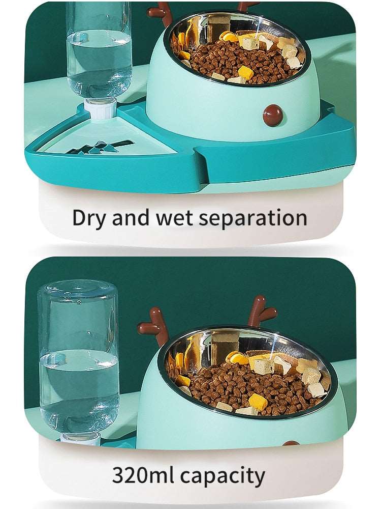 Cat & Dog Automatic Feeder - Food & Water Bowl Cat & Dog Automatic Feeder - Food & Water Bowl Furvenzy