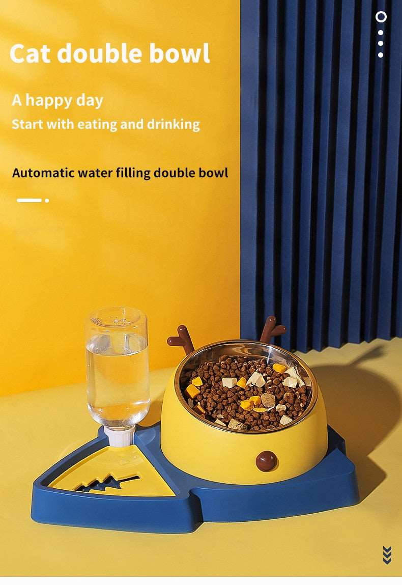 Cat & Dog Automatic Feeder - Food & Water Bowl Cat & Dog Automatic Feeder - Food & Water Bowl Furvenzy