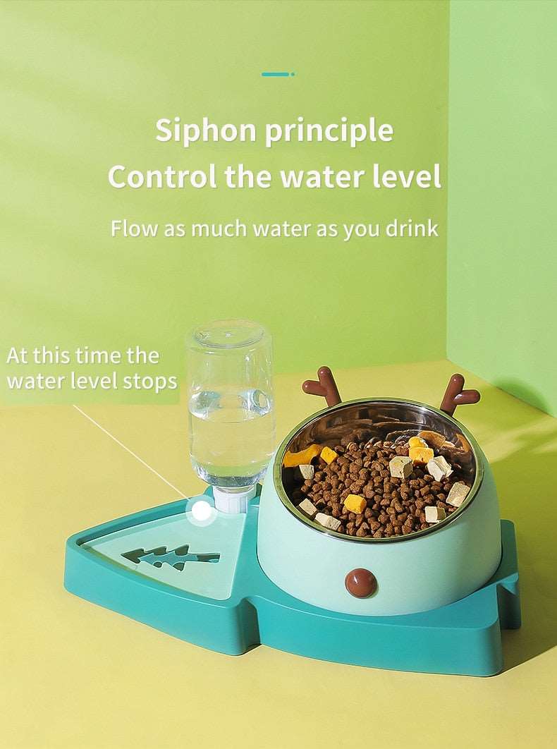 Cat & Dog Automatic Feeder - Food & Water Bowl Cat & Dog Automatic Feeder - Food & Water Bowl Furvenzy