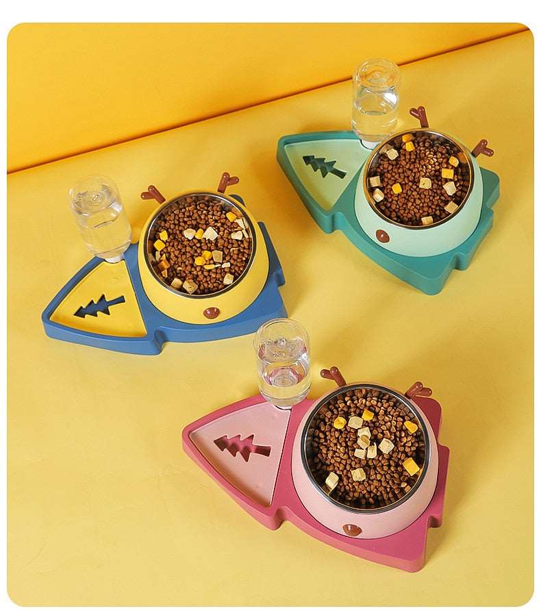 Cat & Dog Automatic Feeder - Food & Water Bowl Cat & Dog Automatic Feeder - Food & Water Bowl Furvenzy