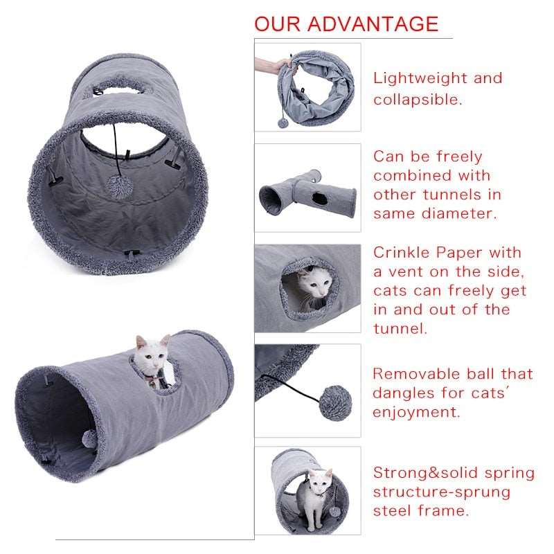 Cat Toy Pet Tunnel Tube - Indoor Training Cat Toy Pet Tunnel Tube - Indoor Training Furvenzy